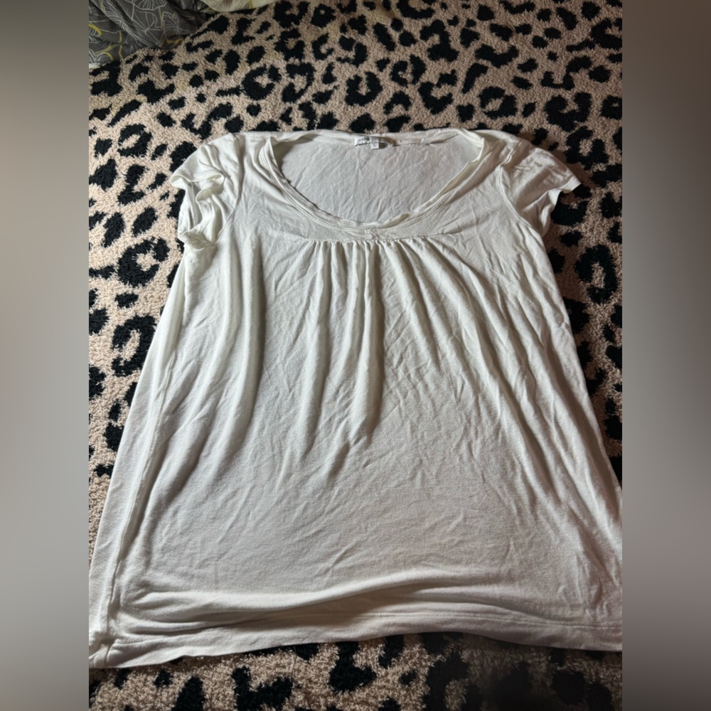 Vince Off-White Long Sleeve Shirt